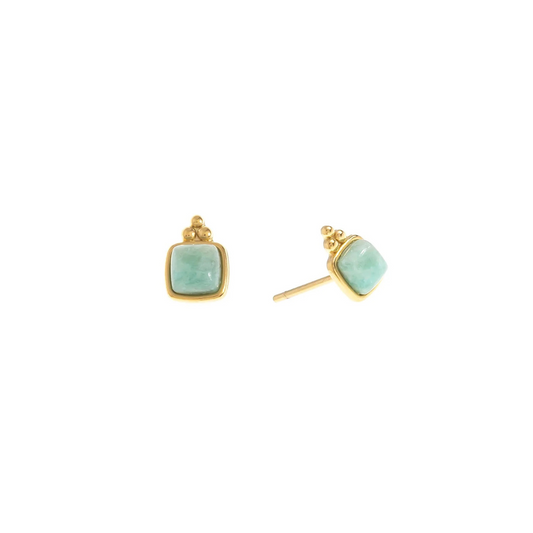 Yuki Gemstone Stud Mini Earrings