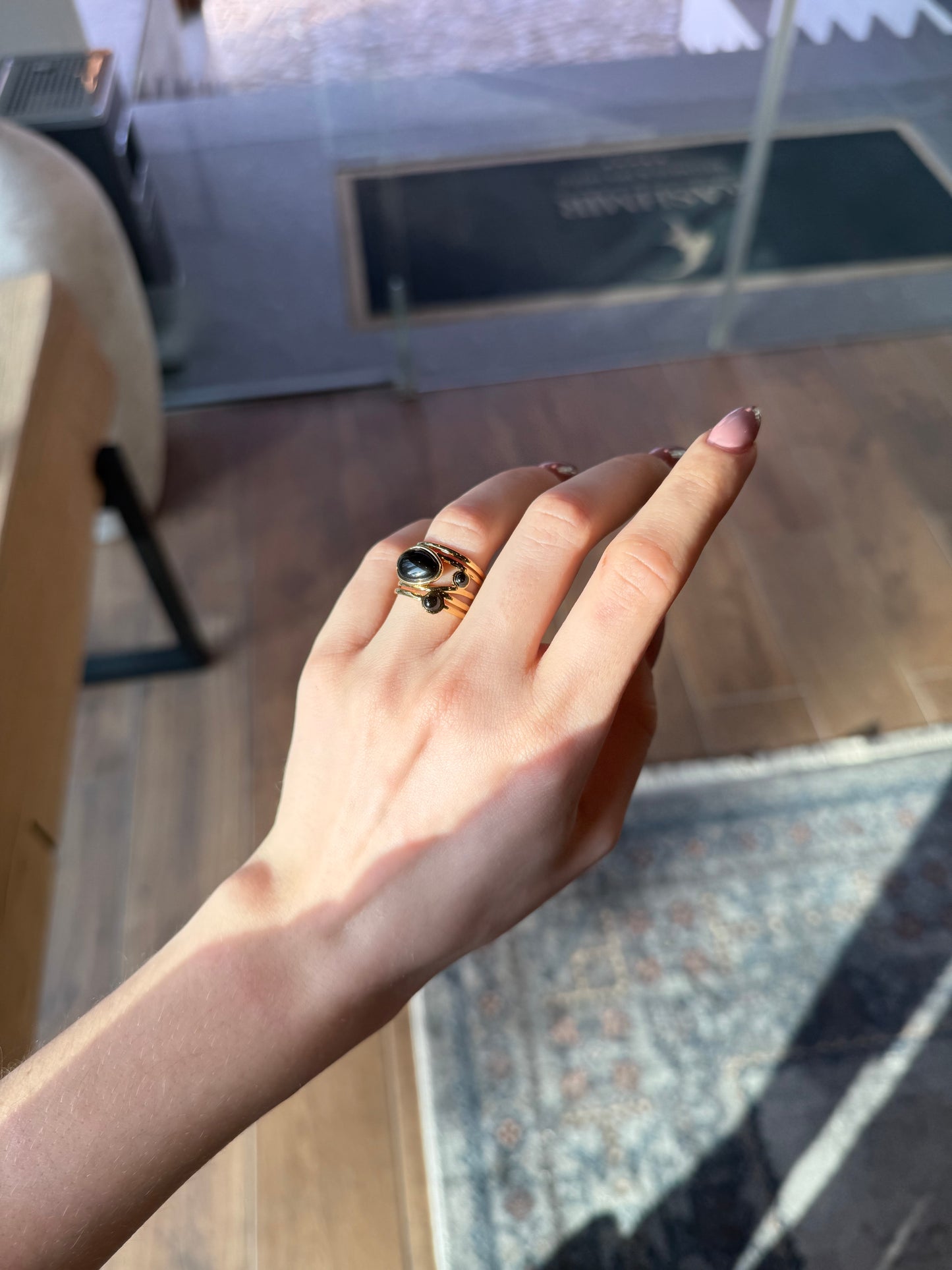 Nalea Layered Gemstone Ring