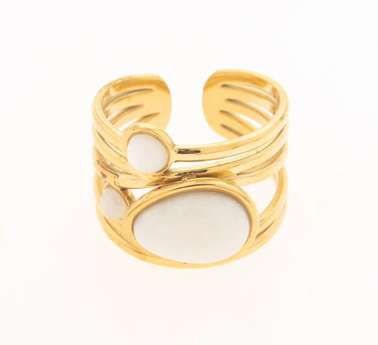 Nalea Layered Gemstone Ring