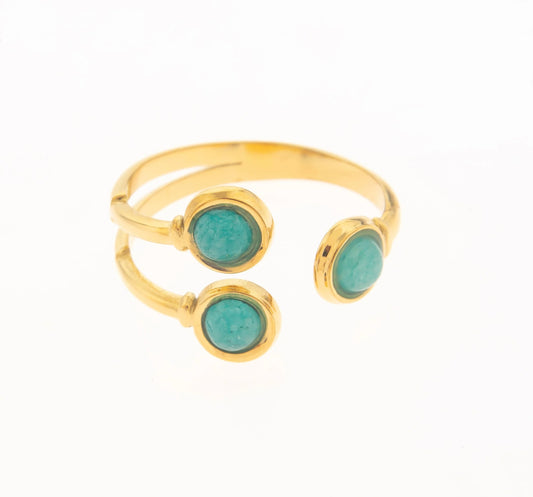 Omid Gemstone Adjustable Ring