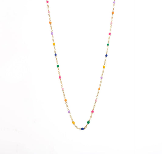 Auri Enamel Necklace