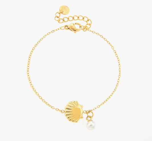 Marena Pearl Charm Bracelet