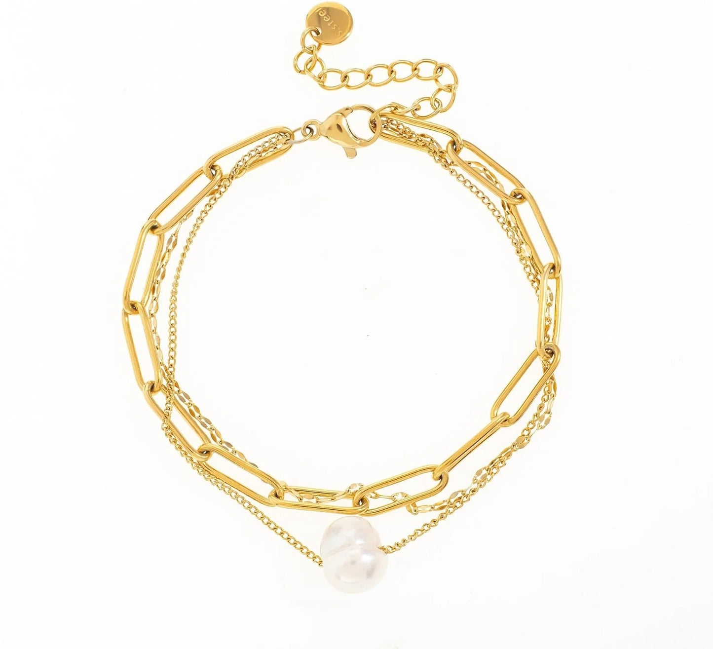Luno Stacked Pearl Bracelet