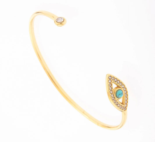Azariah Evil Eye Cuff