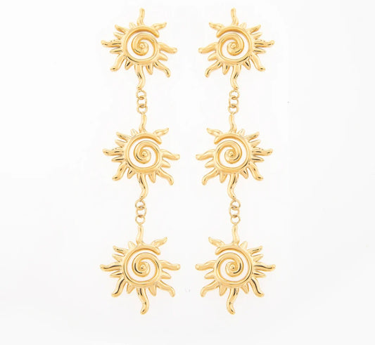 Caliza Sun Drop Earrings