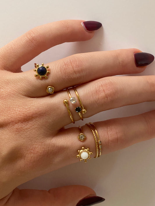 Sun Wrap Open Stacking Ring