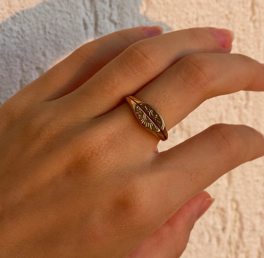 Moon & Sun Two Piece Stacking Rings