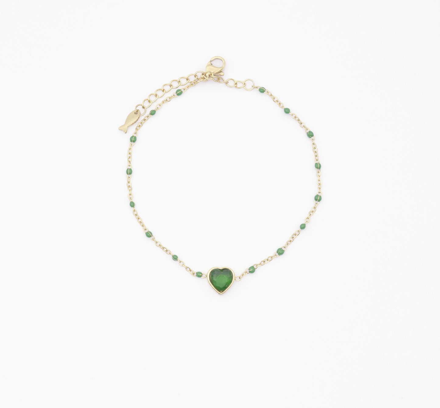 Heart Charm Bracelet