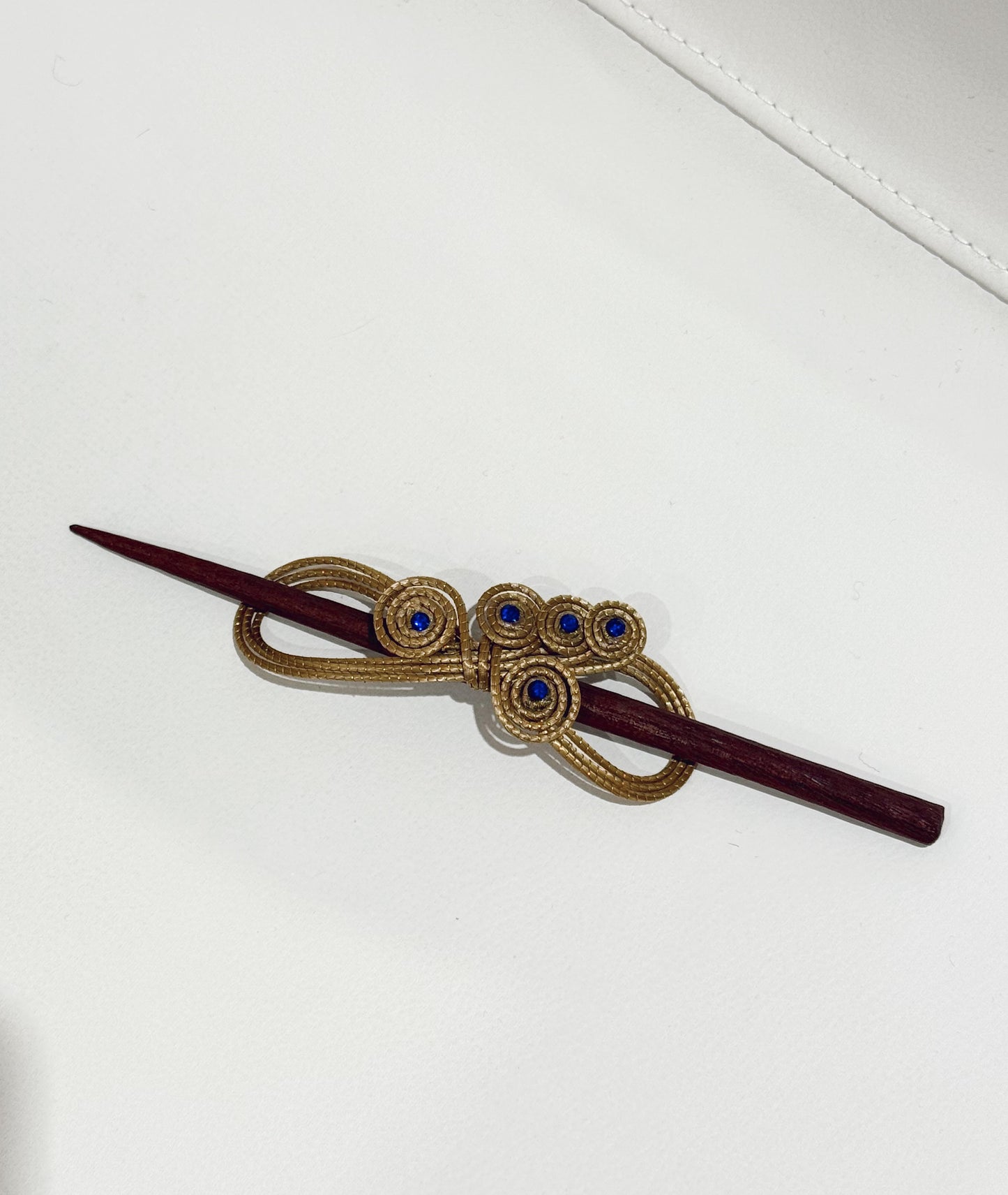 Golden Grass Hair Pin