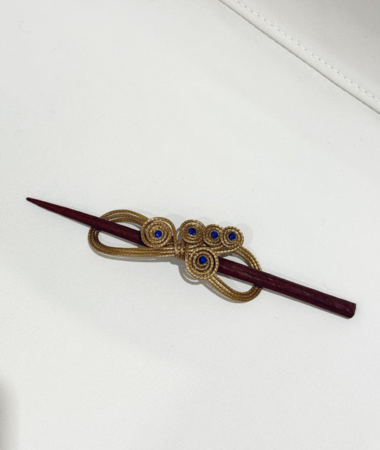 Golden Grass Hair Pin