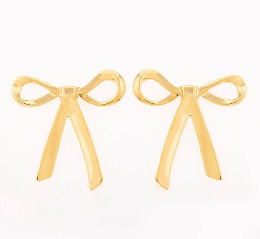 Bibi bow earrings