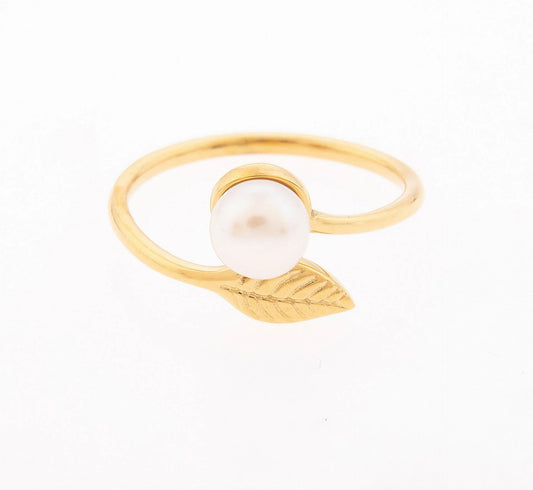 Zia Pearl Wrap Adjustable Ring