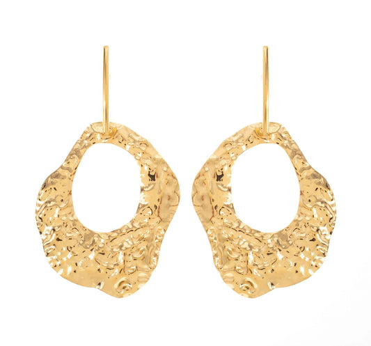 Zan Hammered Earrings