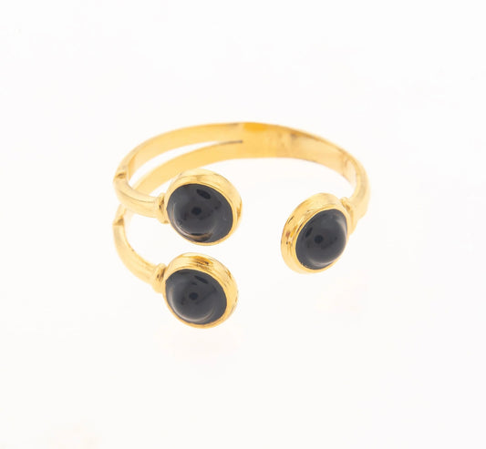 Omid Gemstone Adjustable Ring