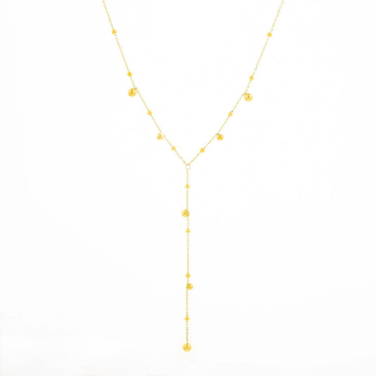 Deidra Bubble Lariat necklace