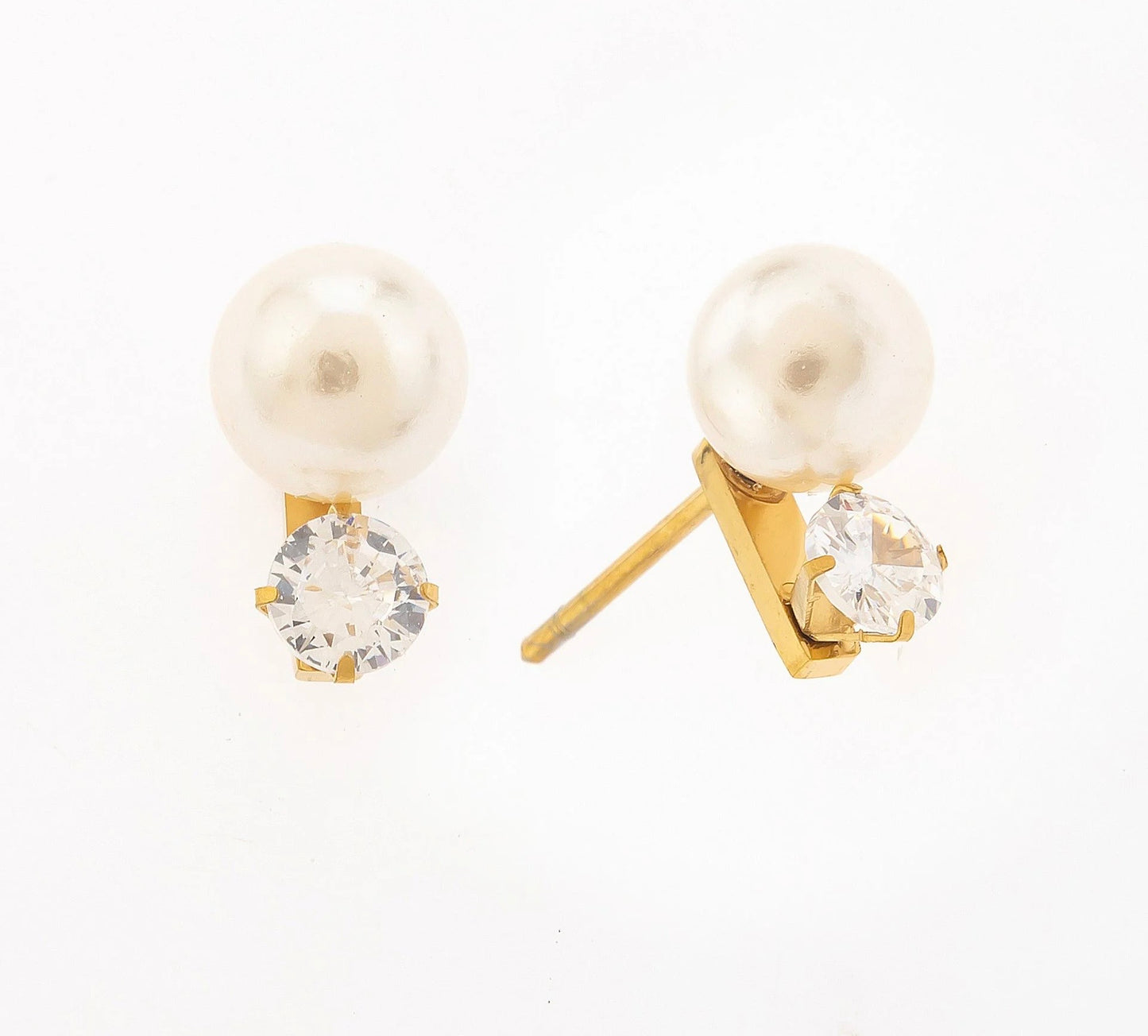Elia Mini Pearl Stud Earrings