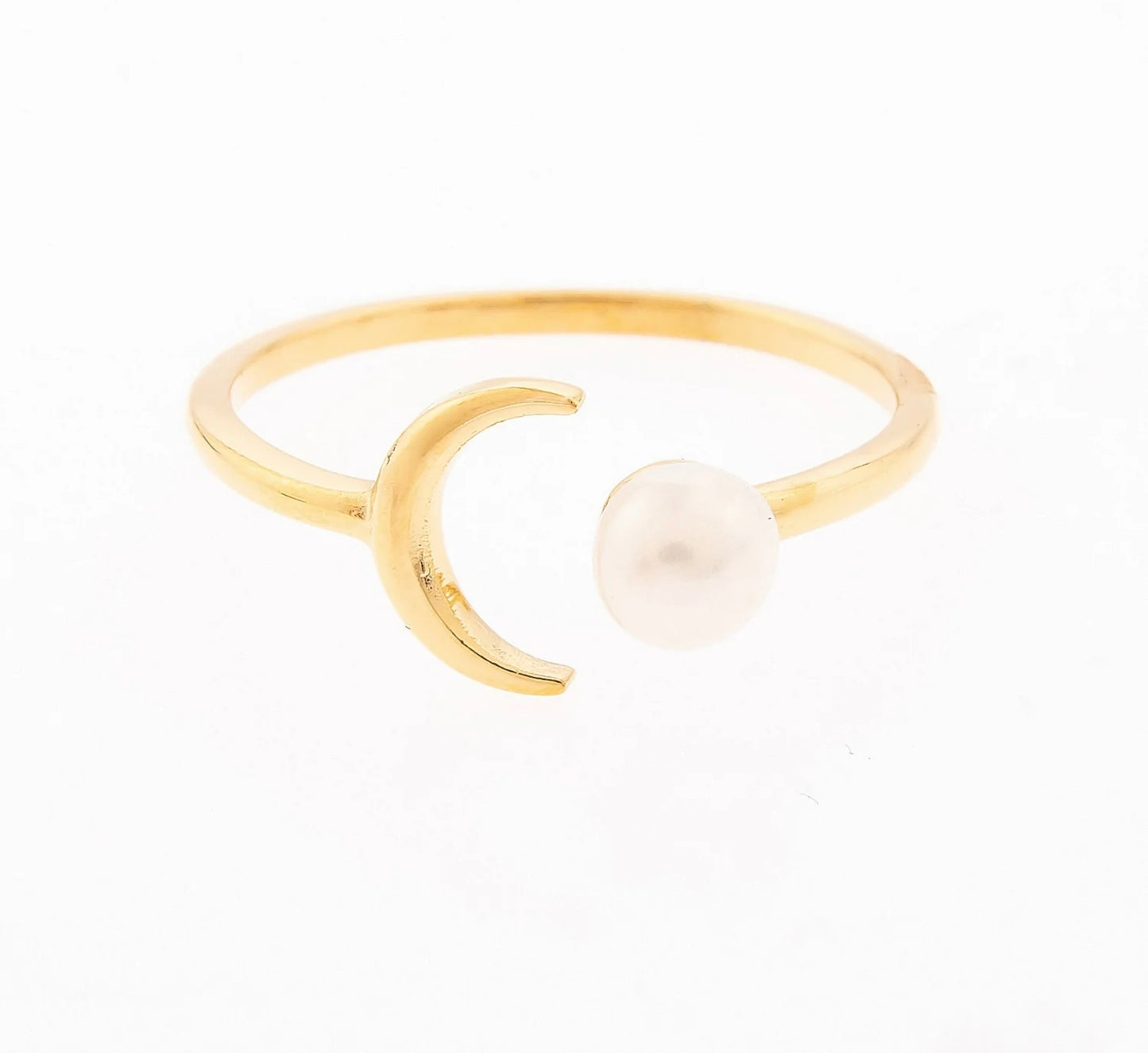 Lisse Moon & Pearl Ring