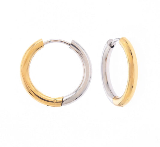 Jay Mixed Metal Mini Hoops