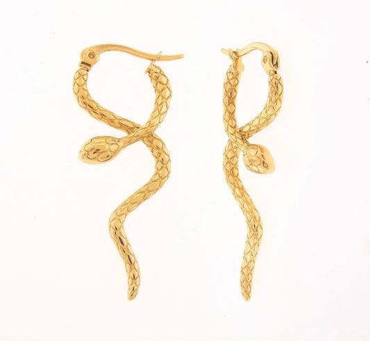 Sirena Serpent Huggies Earring Set