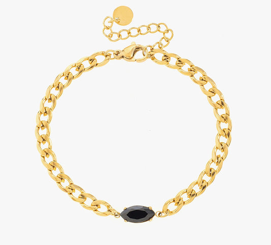 'Noor' Marquise Chain Bracelet
