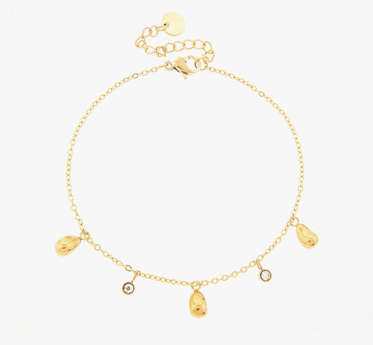 Фина гривна с висулки и цирконий Alba