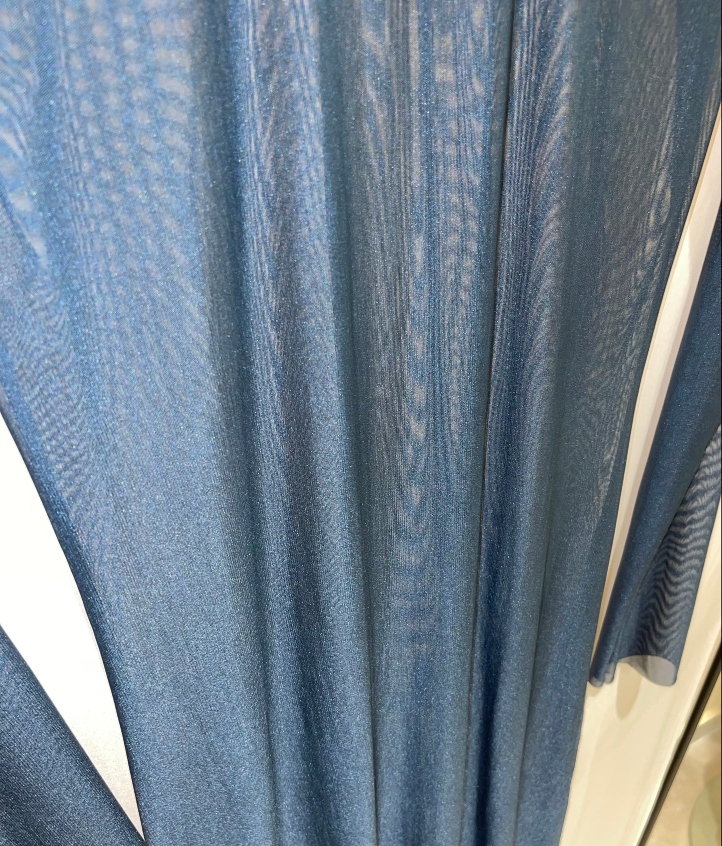 Sirène Mesh Turtle Neck Long Dress