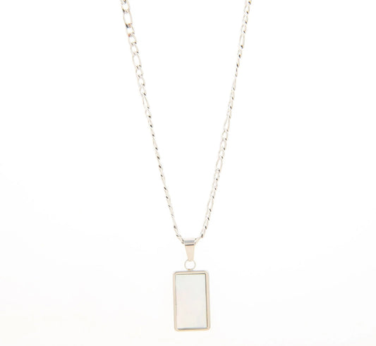 Колие с плочка от седеф Rond