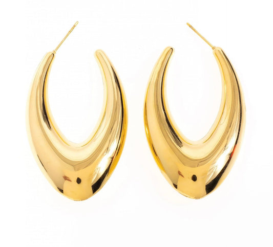 Модерни масивни обеци Nodo