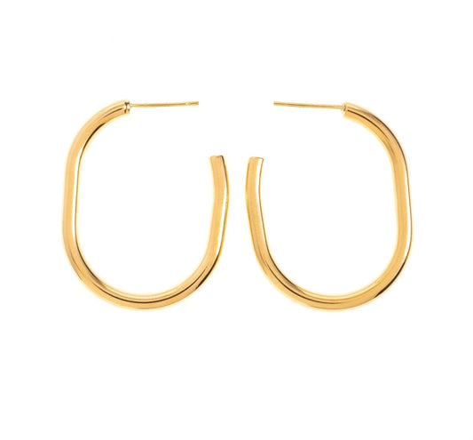 Овални Обеци Халки Elora