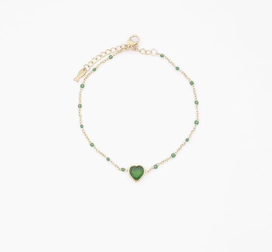 Heart Charm Bracelet