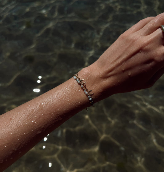 Synea Double Gemstone Beaded Bracelet